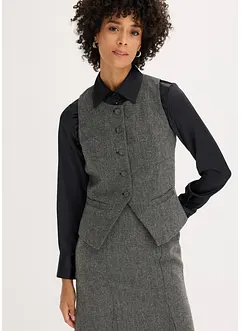 Vest i tweedlook, bonprix