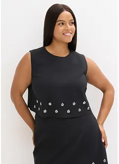 Bluse i bomullsmiks, bonprix