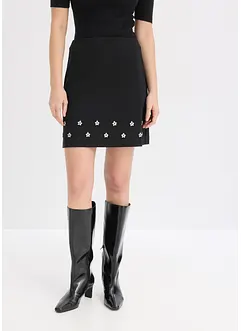 Miniskjørt i bomullsmiks, bonprix