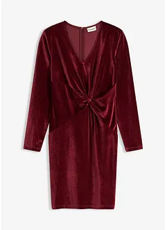 Minikjole i fløyel med fin glans, bonprix