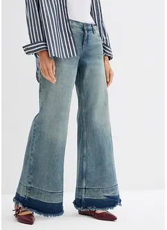 Wide leg-jeans, Mid Waist, bonprix