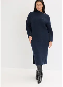 Ribbestrikket kjole, bonprix