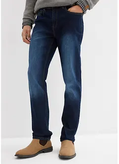 Regular Fit-jeans med stretch i lett denim, Straight (2-pack), bonprix