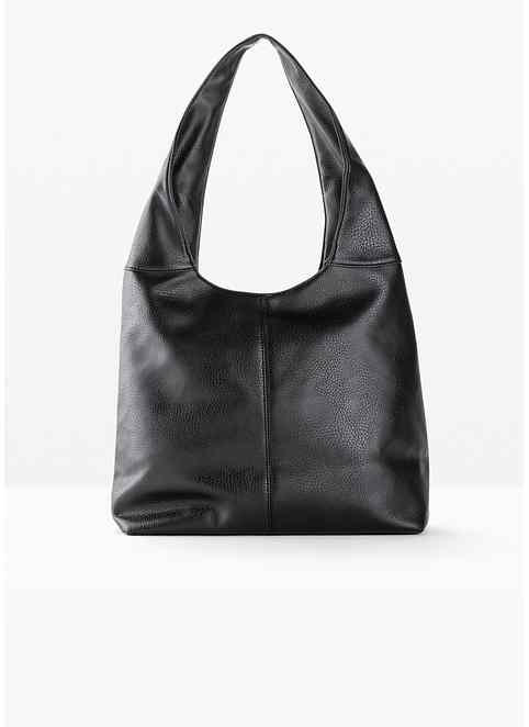 Tidløs shopper med god plass sort Veske med rom for paraply sort Dame bpc bonprix
