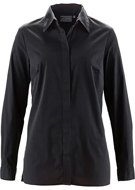Lang stretchbluse