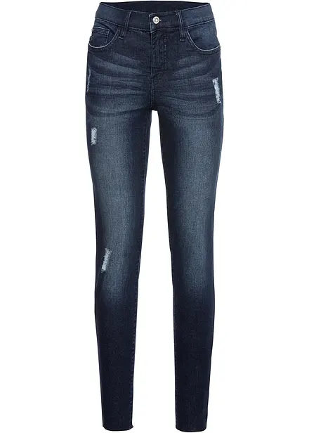 Skinny-jeans, Mid Waist, cropped