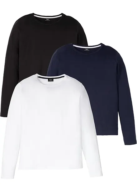 Langermet overdel (3-pack)