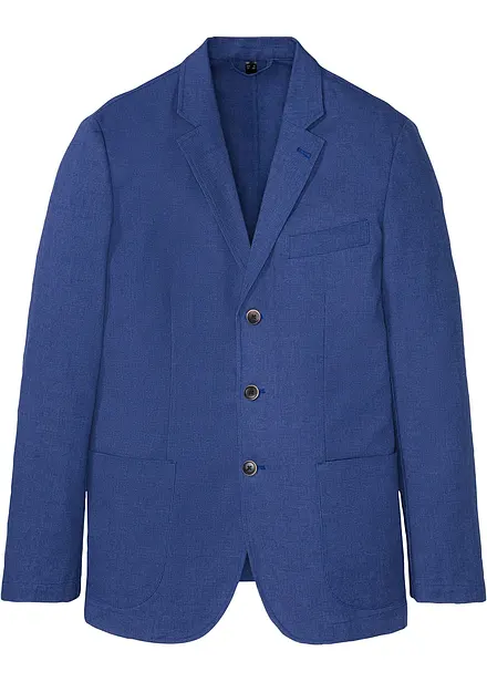 Blazer i elastisk bomullsmiks, Regular Fit