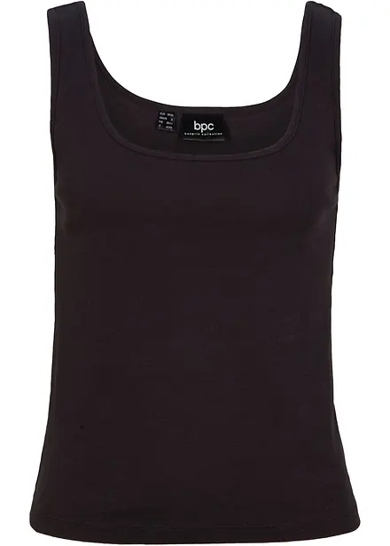 Ribbet topp av 100% bomull