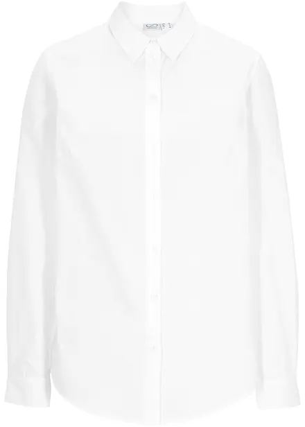 Skjortebluse i ren bomull