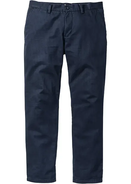 Chinos i ren bomull og Regular Fit-modell, Straight