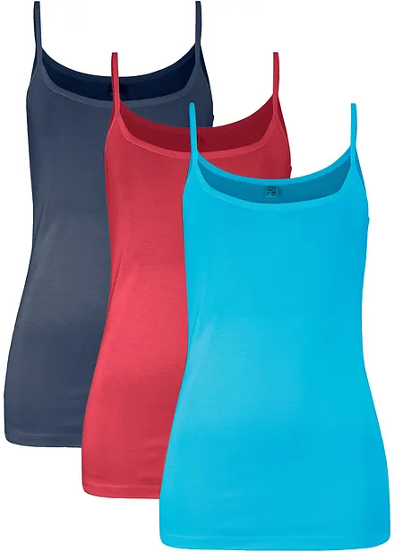 Singlet i 100% bomull (3-pack)