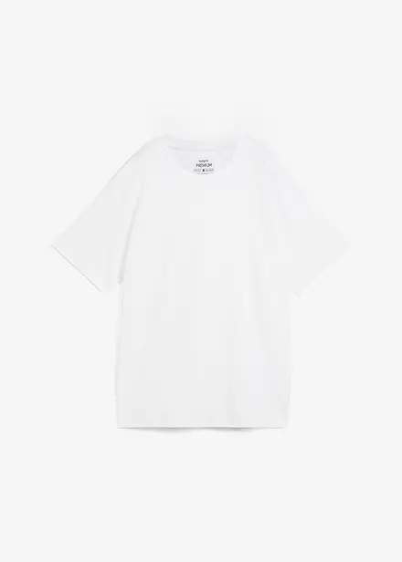 Oversized topp i formstabil økologisk bomull
