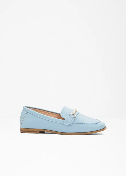 Loafers med spenne