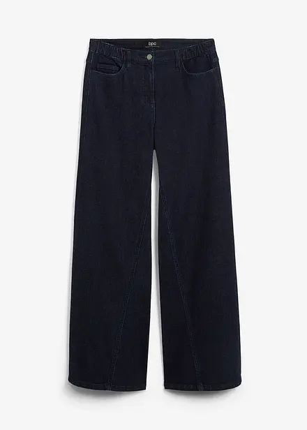 Wide Leg-jeans High Waist, komfortlinning