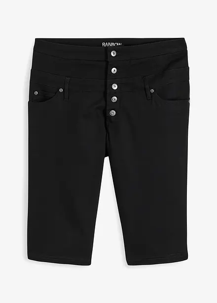 Bermuda av elastisk bomullsmiks