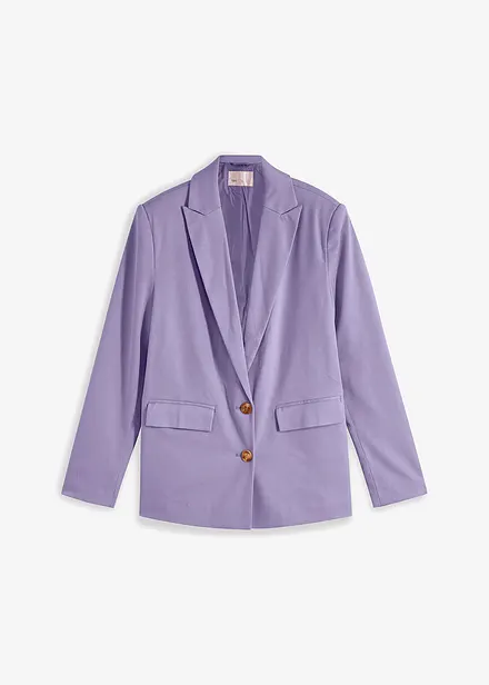 Casual blazer med resirkulert polyester
