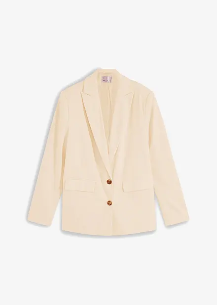 Casual blazer med resirkulert polyester