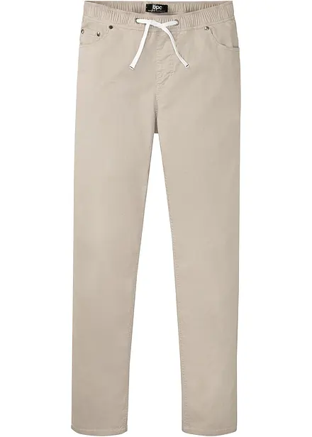 Regular Fit slip on-stretchbukse, Straight