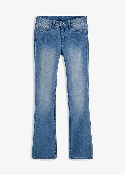 Flared-jeans Mid Waist, stretch
