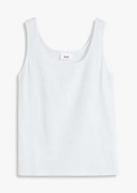 Ribbet topp av 100% bomull