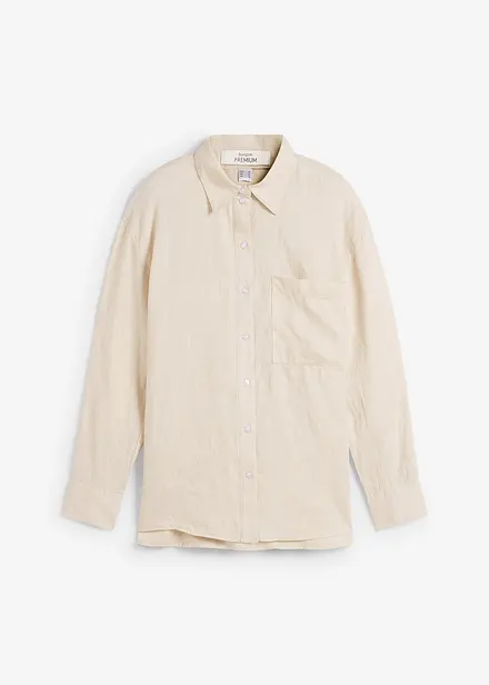 Skjortebluse i lin