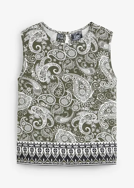 Topp med paisley-mønster