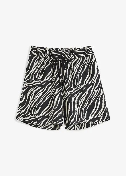 Paperbag-shorts med snøring