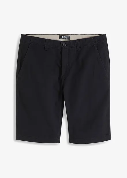 Chinos-bermuda i ren bomull, Regular Fit