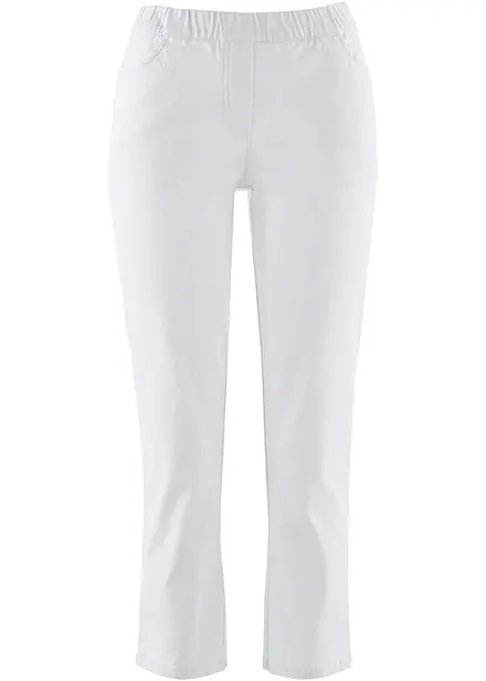 7/8-lang slip on-bukse       med stretch