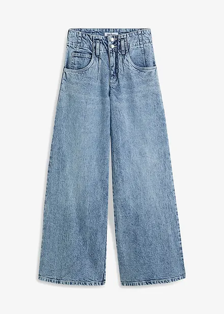Wide Leg-jeans, High Waist