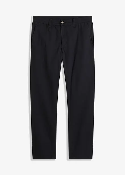 Relaxed Fit stretch-chinos med økologisk bomull, Straight