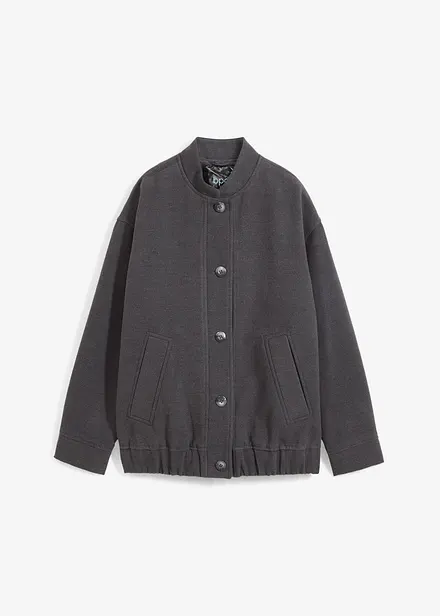 Oversized Jacke i ull-look