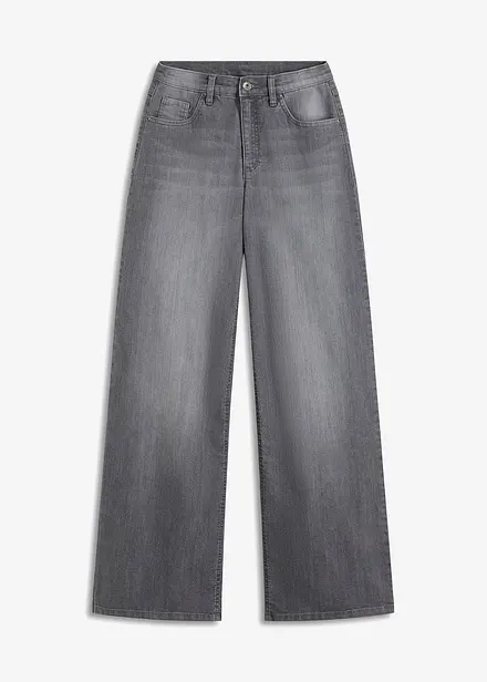 Wide Leg-jeans, High Waist