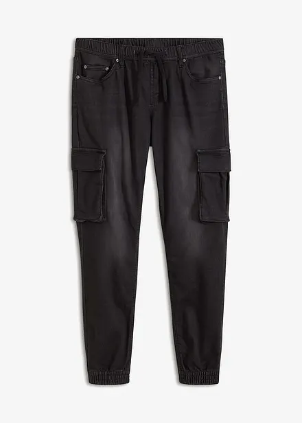 Slim Fit pull-on sweatjeans, Straight