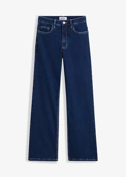 Wide Leg-jeans High Waist, økologisk bomull