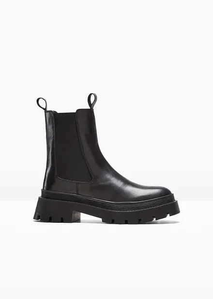 Chelsea boots i skinn