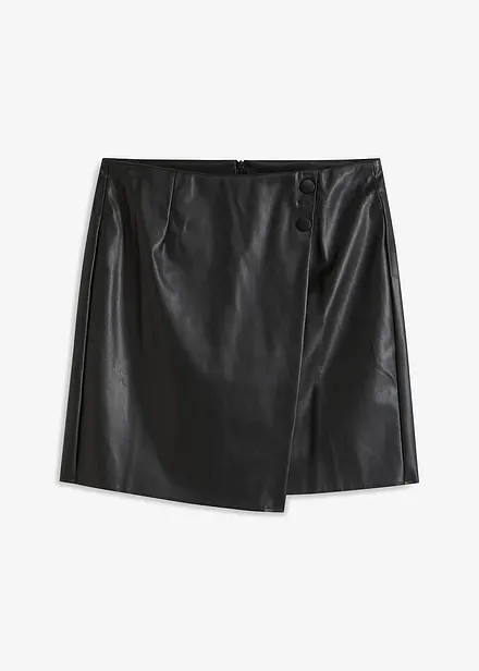 Skjørt i imitert skinn