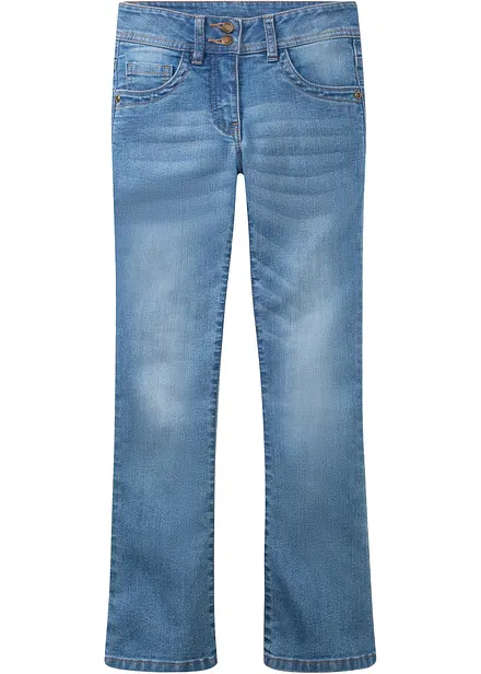 Bootcut-jeans med stretch, Mid Waist