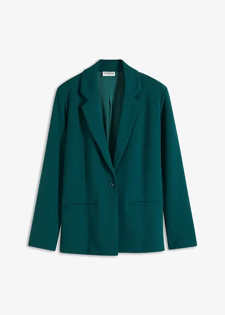 Blazer i jerseykrepp