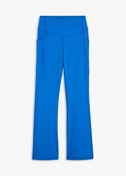 Komfort-treningstights med mobillomme, utsvingte ben