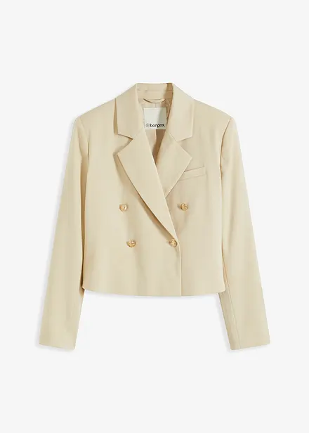Kort blazer med smykkeknapper