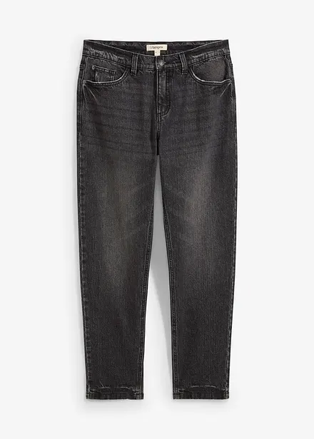 Classic Fit-jeans med stretch og kortere ben, Tapered