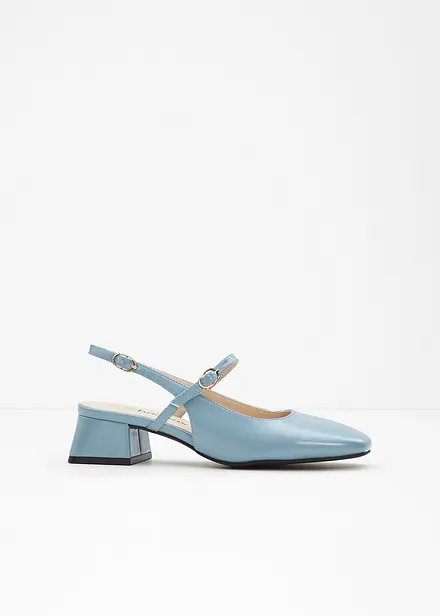 Slingbacks med remmer