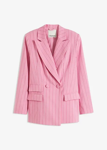 Blazer med nålestripe-mønster