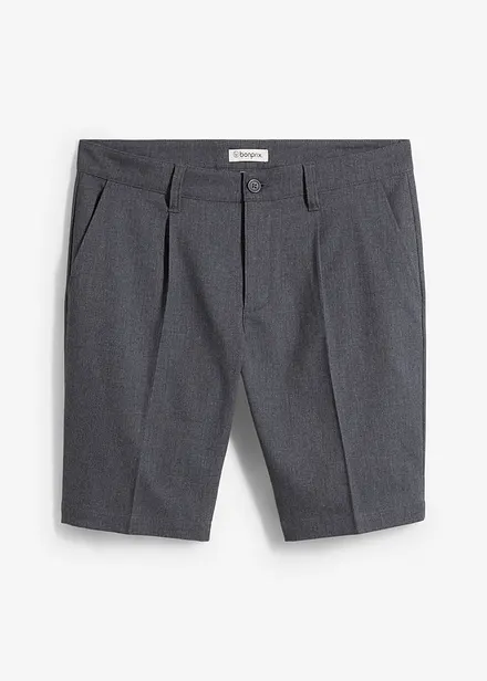 Chino-bermudashorts med buksepress, Relaxed Fit
