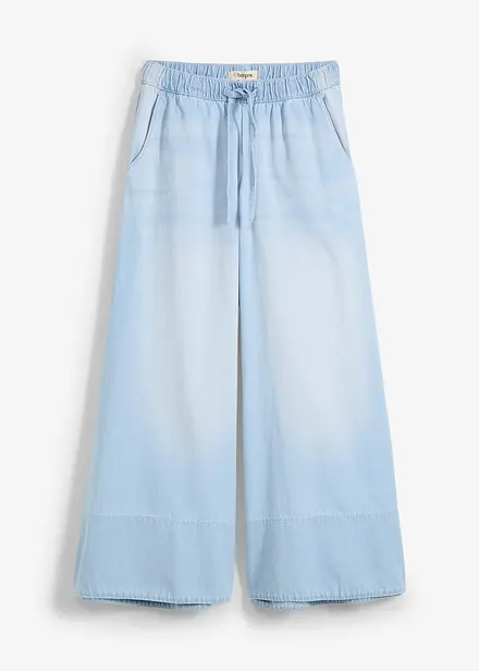 Wide Leg-jeans, Mid Waist, komfortlinning