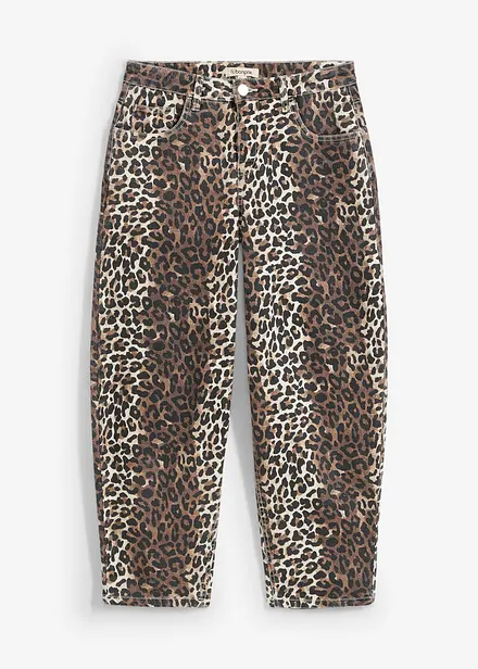 Barrel-jeans, Mid Waist