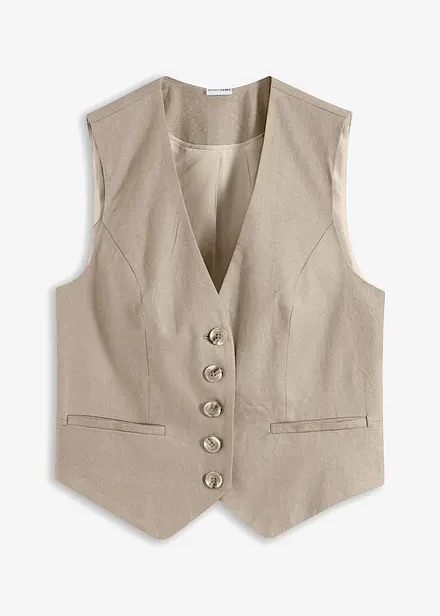 Vest i lett viskosemiks