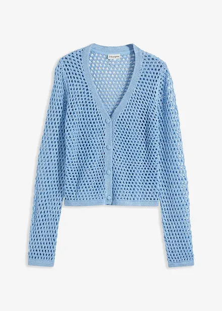Cardigan med hullmønster